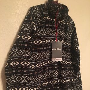 Eddie Bauer pull over fleece with tags XL